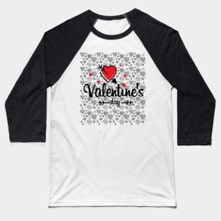 I love you For Ever,Valentine Day Baseball T-Shirt